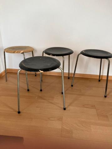 4 Vintage Arne Jacobsen Dot krukjes 