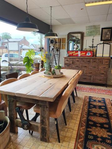 Unieke tafel Frans Eiken Old Oak Barnwood | Loods66