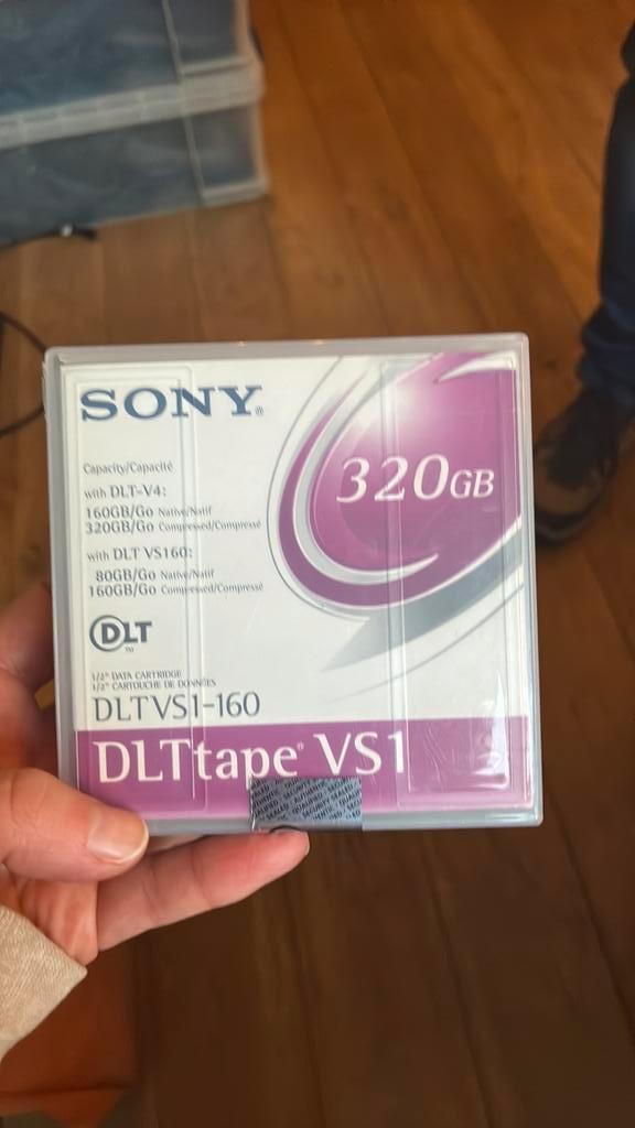 Sony DLTVS1-160, Computers en Software, Beschrijfbare discs, Overige typen, Ophalen