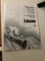 Technics SL-PG580A Handleiding, Ophalen of Verzenden