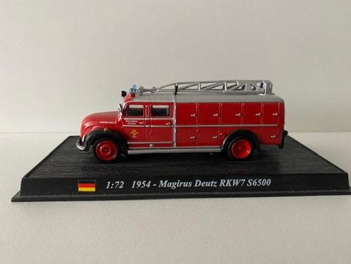 Brandweer wagen, Hobby en Vrije tijd, Modelauto's | 1:43, Zo goed als nieuw, Bus of Vrachtwagen, Overige merken, Verzenden