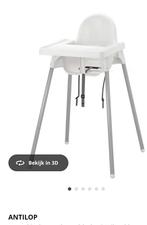 Ikea kinderstoel met blad/wit, Ophalen, Zo goed als nieuw, Overige typen