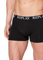 Partij ondergoed zwarte Replay heren boxershorts maat XXL, NHP International, Sales@nhp-international.com, Zwart, Lange voren 21A