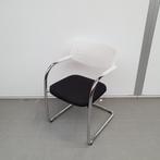 Vitra Visavis vergaderstoel - zwarte stof, Ophalen of Verzenden, Zwart, Stof, Eén