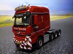 WSI Mercedes Actros 8x4 Nooteboom, Hobby en Vrije tijd, Modelauto's | 1:50, Ophalen of Verzenden, Zo goed als nieuw, Bus of Vrachtwagen
