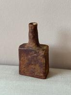 Mobach Keramiek vaasje gesigneerd & bruin terra glazuur, Antiek en Kunst, Antiek | Keramiek en Aardewerk, Ophalen of Verzenden