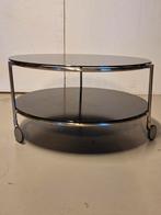 Ikea Strind Salontafel - 80cm, Huis en Inrichting, Tafels | Salontafels, Gebruikt, 50 tot 100 cm, Rond, Glas