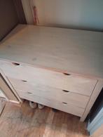 Ladenkast hout white wash drie laden, Huis en Inrichting, Kasten | Ladekasten, Ophalen, 50 tot 100 cm, 3 of 4 laden, Minder dan 100 cm