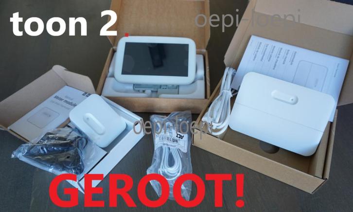 ROOTED Toon 2 thermostaat, compleet en NIEUW!, Doe-het-zelf en Verbouw, Thermostaten, Nieuw, Slimme thermostaat, Ophalen of Verzenden