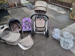 Kinderwagen Nuna Ivvi, maxi cosi en wipper, Kinderen en Baby's, Ophalen, Gebruikt, Overige merken, Verstelbare duwstang