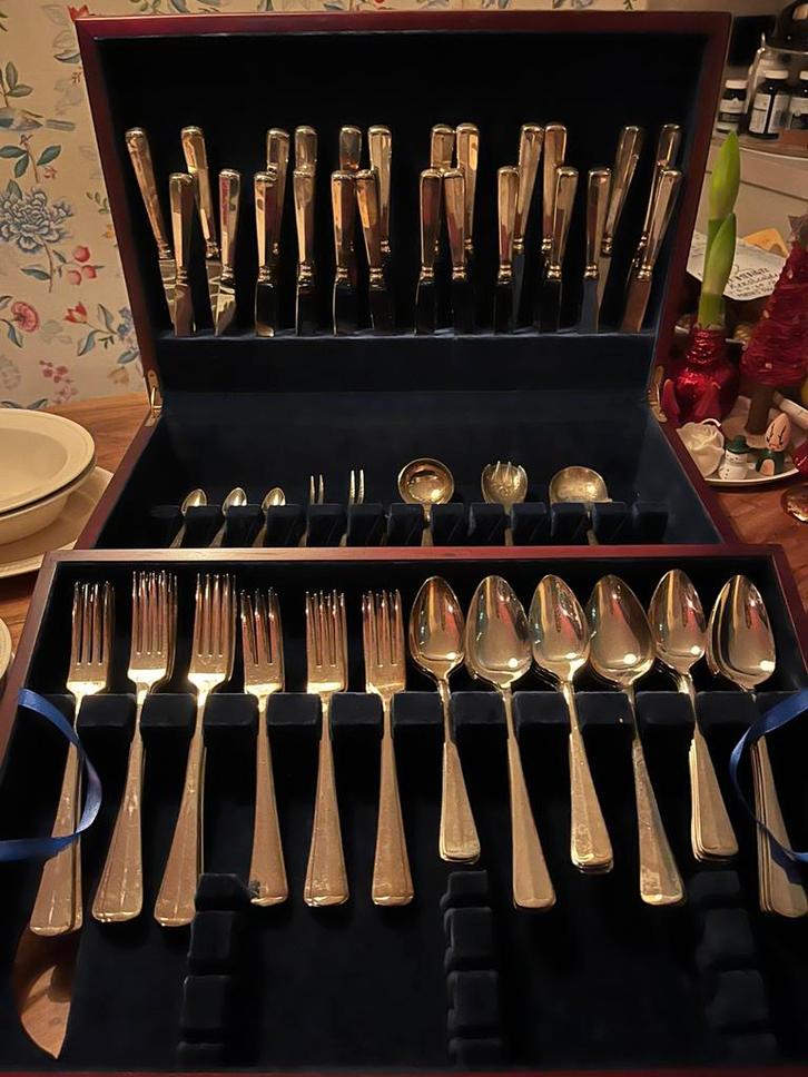 Verzilver bestek (100), Antiek en Kunst, Antiek | Bestek, Ophalen