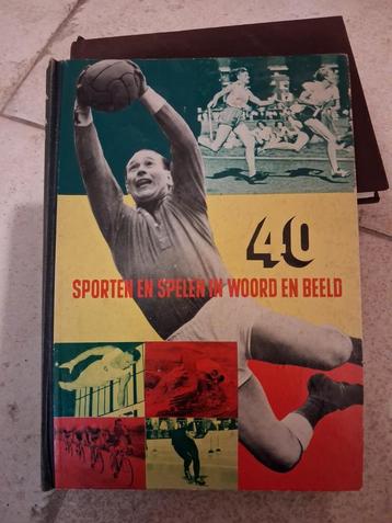 B Oud Sportboek '40 Sporten en Spelen' beschikbaar voor biedingen