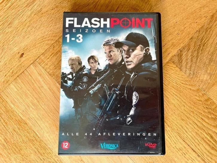 Flashpoint - Seizoen 1 t/m 3 in DVD Box (krasvrij, met NL), Cd's en Dvd's, Dvd's | Tv en Series, Zo goed als nieuw, Actie en Avontuur