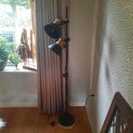 Industriële Staande Lamp met Dubbele Spot, Ophalen of Verzenden, Zo goed als nieuw, 150 tot 200 cm, Metaal