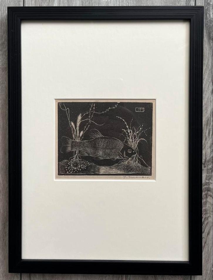 Jan Mankes 1889-1920 / Originele Heliogravure Zeelt 1923, Antiek en Kunst, Kunst | Etsen en Gravures, Ophalen of Verzenden