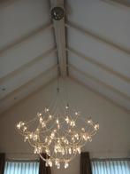 Moderne Plafondlamp met Kristallen, Ophalen, Zo goed als nieuw, Glas, Modern