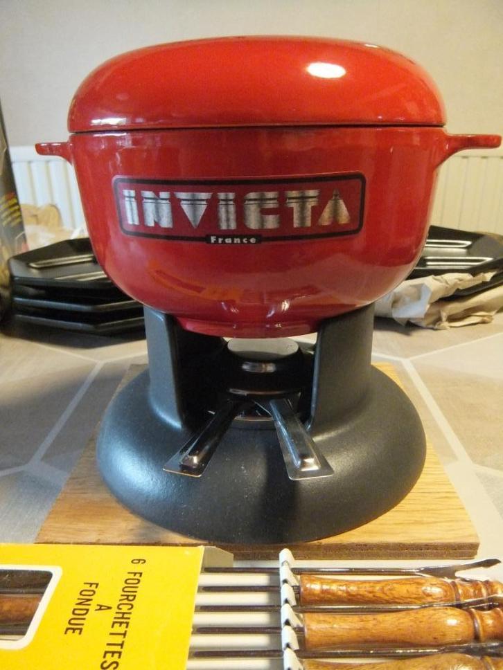 Fonduestel gietijzeren, Witgoed en Apparatuur, Fonduesets, Nieuw, Fondueset, Brander, Ophalen of Verzenden