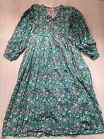 mintgroene met roze bloemen JOYA’S VIDA jurk met lange mouw, Kleding | Dames, Verzenden, Maat 46/48 (XL) of groter, Zo goed als nieuw