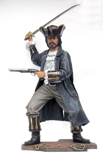 Bucanneer piraat 173 cm - piratenbeeld beschikbaar voor biedingen
