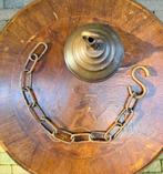 3x VINTAGE Bronzen Lampen (Kroonluchter, Tafel-en Wandlamp), Huis en Inrichting, Lampen | Tafellampen, Ophalen, Overige materialen