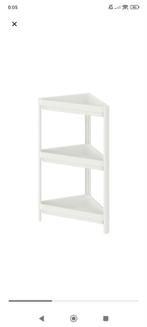 Hoek kast hoekrek ikea vesken, Huis en Inrichting, Ophalen, 25 tot 50 cm, 50 tot 100 cm, Minder dan 100 cm