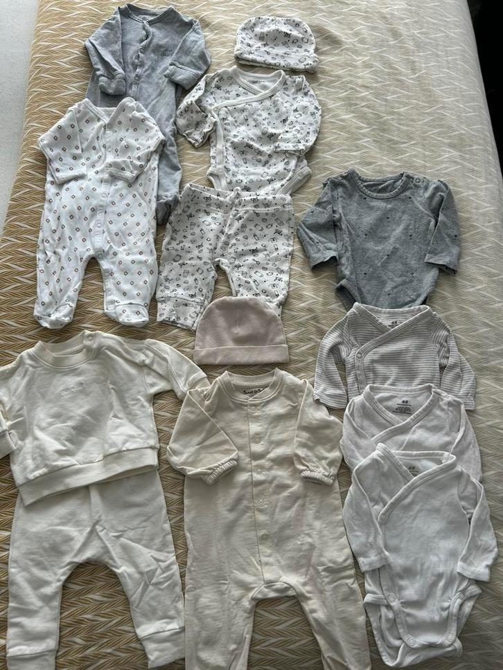Unisex babybundel – Diverse merken (maat 50-56), Kinderen en Baby's, Babykleding | Maat 50, Zo goed als nieuw, Jongetje of Meisje
