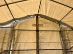 Kroftman Container Overkapping 6x6m met Oprol Gevel, Ophalen