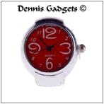 Dennis Gadgets : Trendy stijlvol ringhorloge div. modellen, Nieuw, Met strass, Dame, IJzer of Staal
