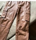 Leder leer herenbroek broek heren cognac bruin maat m Merk D, Kleding | Heren, Broeken en Pantalons, Ophalen of Verzenden, Nieuw