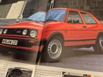 Jaren 80 Volkswagen Golf 2 folder óók Golf GTI en kleuren, Ophalen of Verzenden, Zo goed als nieuw, Volkswagen