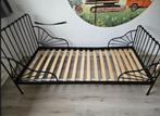 Ikea Minnen Meegroei bed Zwart, Huis en Inrichting, Ophalen, Verstelbaar, Eenpersoons, Zwart