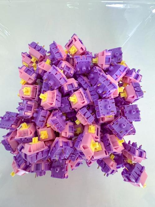 100x C³ EQUALZ X TKC Banana Split Switches - Ongebruikt, Computers en Software, Toetsenborden, Nieuw, Overige indelingen, Gaming toetsenbord