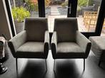 2x Fauteuil model Cadzand, kleur grijs, Huis en Inrichting, Fauteuils, Ophalen, 75 tot 100 cm, Zo goed als nieuw, Metaal