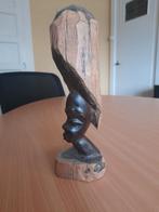 Ebbenhoutstam 'hoofd' beeldje, Antiek en Kunst, Ophalen of Verzenden
