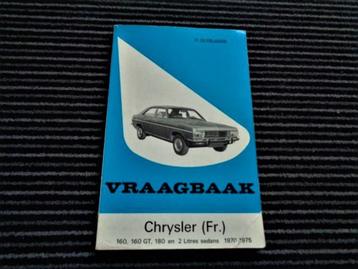 Chrysler 160-160GT-180-2000 Vraagbaak Werkplaatshandboek NL beschikbaar voor biedingen