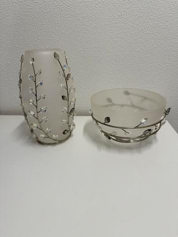 Swarovski Aurora Borealis leaves set beschikbaar voor biedingen