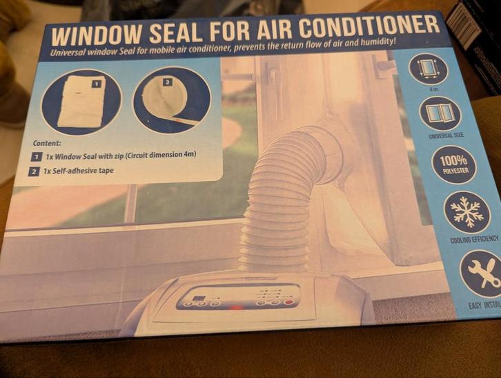 Raamafdichting Airco - Universeel, Witgoed en Apparatuur, Airco's, Zo goed als nieuw, Ophalen of Verzenden