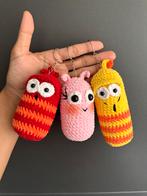 Gehaakte Larva Sleutelhanger Set - Handgemaakt, Ophalen of Verzenden, Nieuw, Overige typen