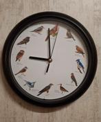 Vogel Wandklok - Uniek Design!, Huis en Inrichting, Woonaccessoires | Klokken, Ophalen of Verzenden, Zo goed als nieuw, Analoog