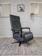 Montel elektrische leren design relax fauteuil op accu, Ophalen of Verzenden, Nvt, Leer, 75 tot 100 cm