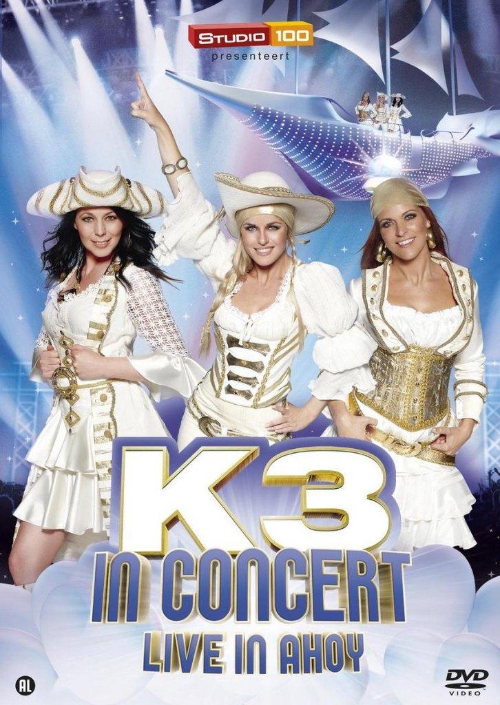 K 3 - Live In Ahoy 2012 DVD, Cd's en Dvd's, Dvd's | Muziek en Concerten, Zo goed als nieuw, Muziek en Concerten, Alle leeftijden