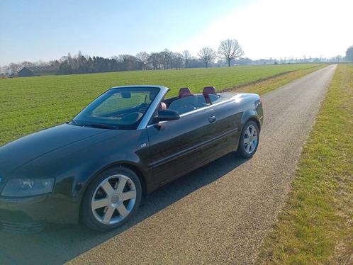 Audi A4 3.0 V6 162KW Cabrio AUT 2004 Zwart, Auto's, Audi, Particulier, A4, Benzine, F, Cabriolet, Automaat, Origineel Nederlands