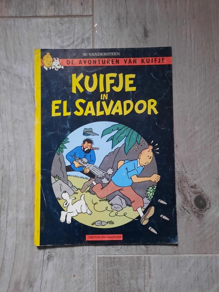 Kuifje in  El Salvador, Eén stripboek, Ophalen of Verzenden, Gelezen