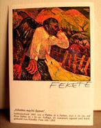 Esteban Fekete - Tweezijdige ArtCard - Handgesign., Ophalen of Verzenden