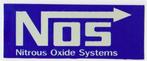 NOS, Nitrous Oxide Systems metallic sticker #1, Motoren, Accessoires | Stickers