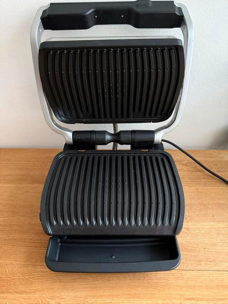 Tefal OptiGrill Elite, Witgoed en Apparatuur, Grillplaten, Zo goed als nieuw, Tafelgrill, Vaatwasmachinebestendig, Ophalen of Verzenden