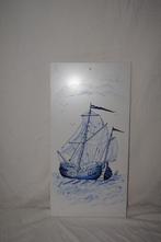 Tjalk schip  ( Tegel, Antiek en Kunst, Ophalen of Verzenden