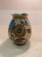 Vaas Gouda plateel 1869, Antiek en Kunst, Antiek | Vazen, Ophalen