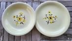 Set van 2 vintage Franse schalen Salins servies Catherine, Huis en Inrichting, Keuken | Servies, Ophalen, Gebruikt, Schaal of Schalen