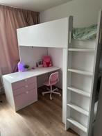 Hoogslaper Ikea Smastad licht roze, Ophalen, Zo goed als nieuw, Hoogslaper